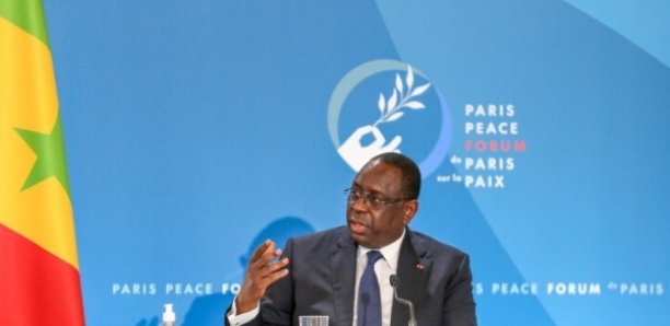 Le président Macky Sall à Paris au forum sur la paix