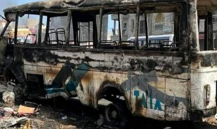 Yarakh : Deux morts et cinq blessés dans l’attaque d’un minibus par cocktail Molotov