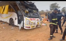 Accident à Louga :  Un bus se renverse et fait 5 morts